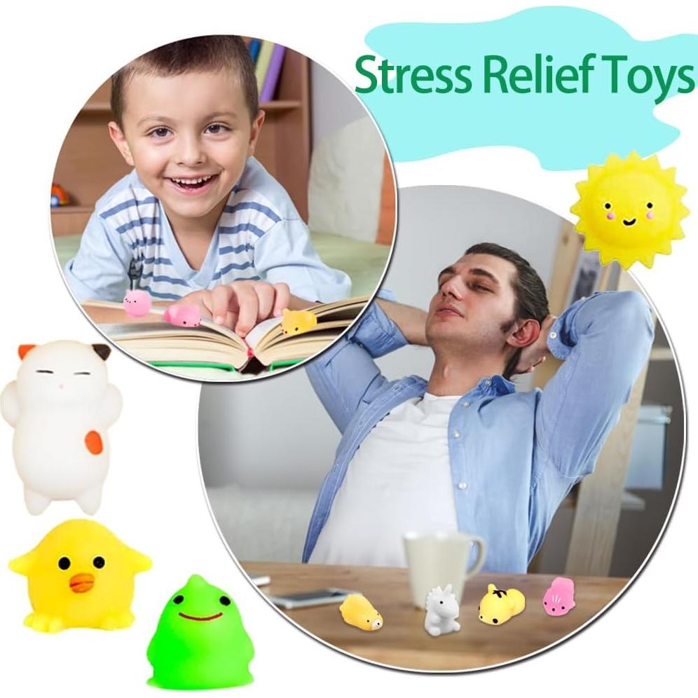 28 Mochis Squishies UMEELR con Tarjetas de San Valentín