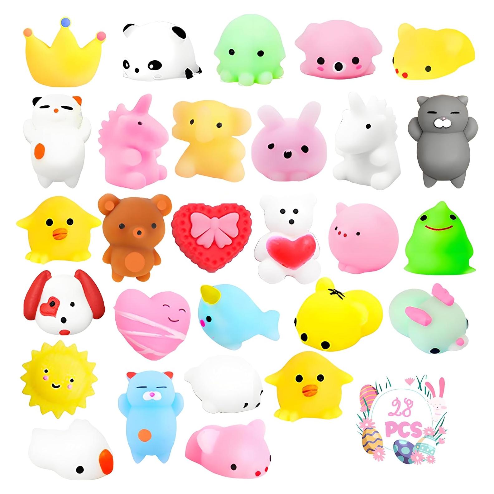 Mochi Juguetes Squishy UMEELR 28 Pack Alivio Estrés Niños