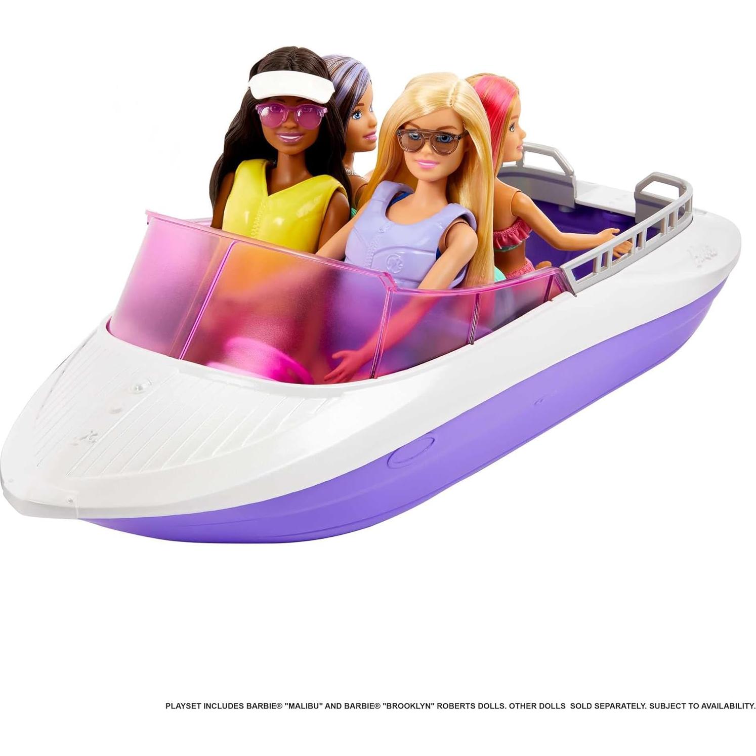Set de Juego Barbie Poder Sirena con Barco y Accesorios