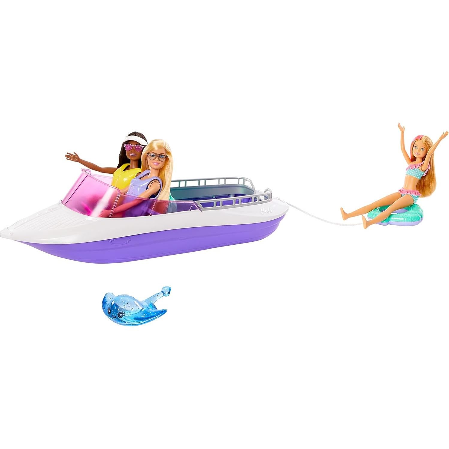 Set de Juego Barbie Poder Sirena con Barco y Accesorios