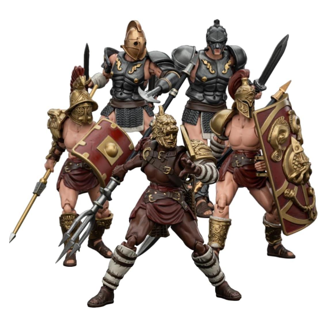 Figura de Acción JOYTOY 1/18 Strife Gladiador Romano 5Pcs