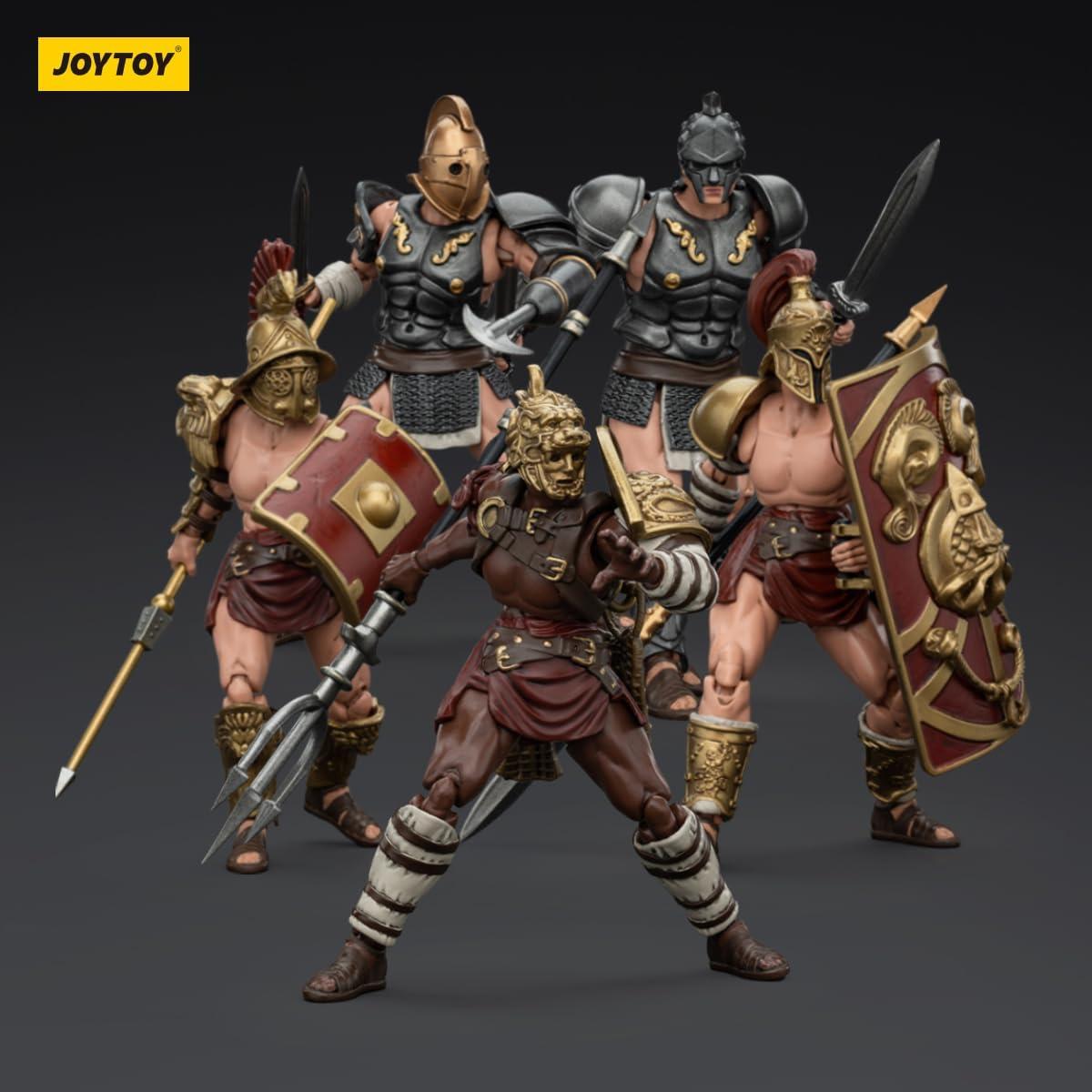Figura de Acción JOYTOY 1/18 Strife Gladiador Romano 5Pcs