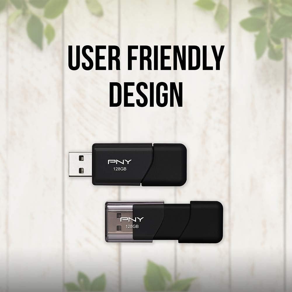 PNY Flash Drive USB 2.0 16GB Attaché 3 Negro
