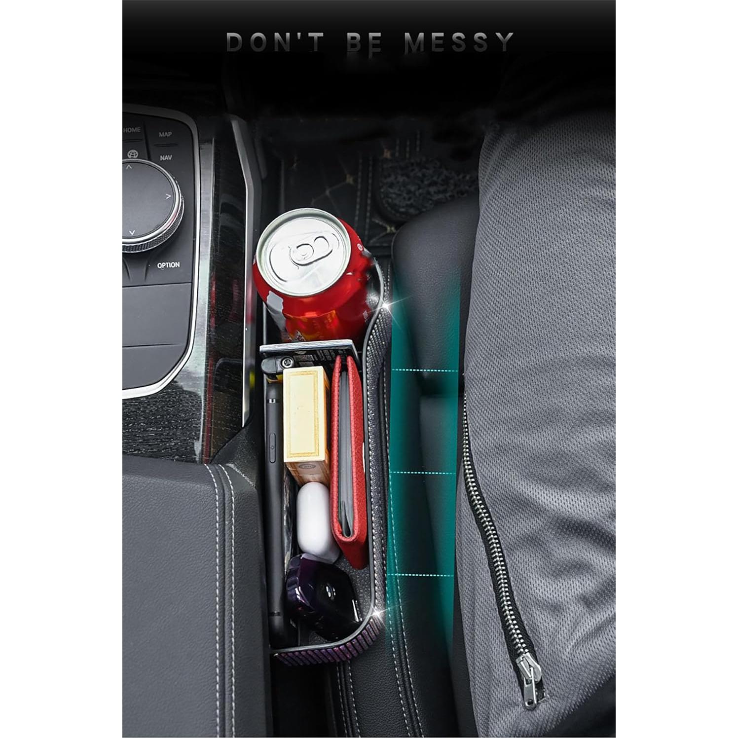 Organizador de Asiento de Coche Bling Bling - 2 Piezas con Cristales