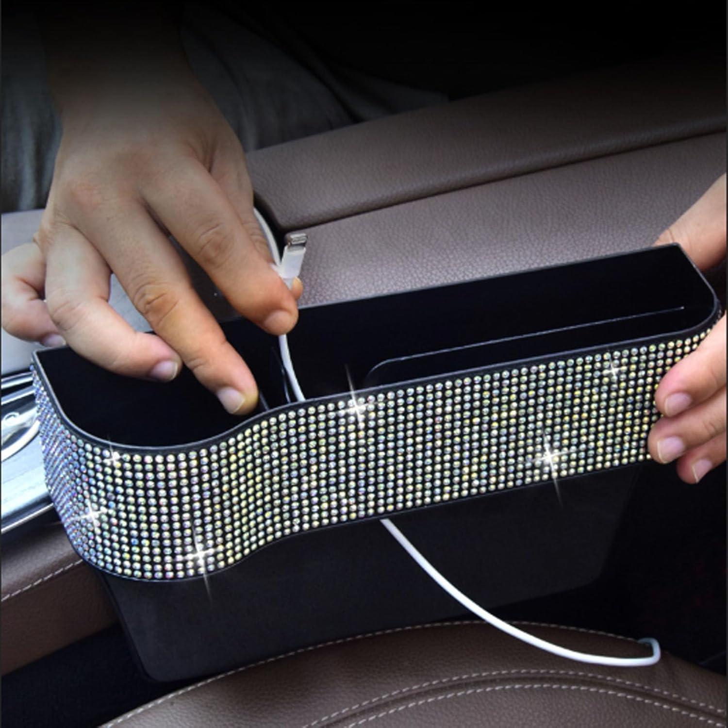 Organizador de Asiento de Coche Bling Bling - 2 Piezas con Cristales