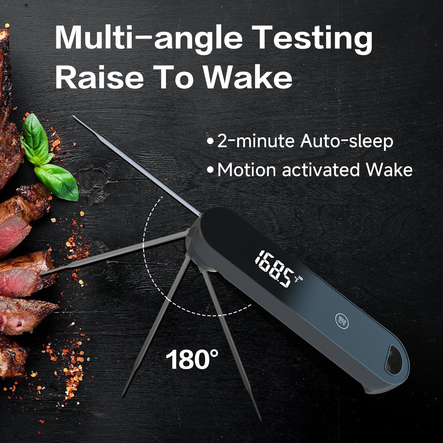 Termómetro Digital de Carne Lebof IP66, Lectura Instantánea 0.5s