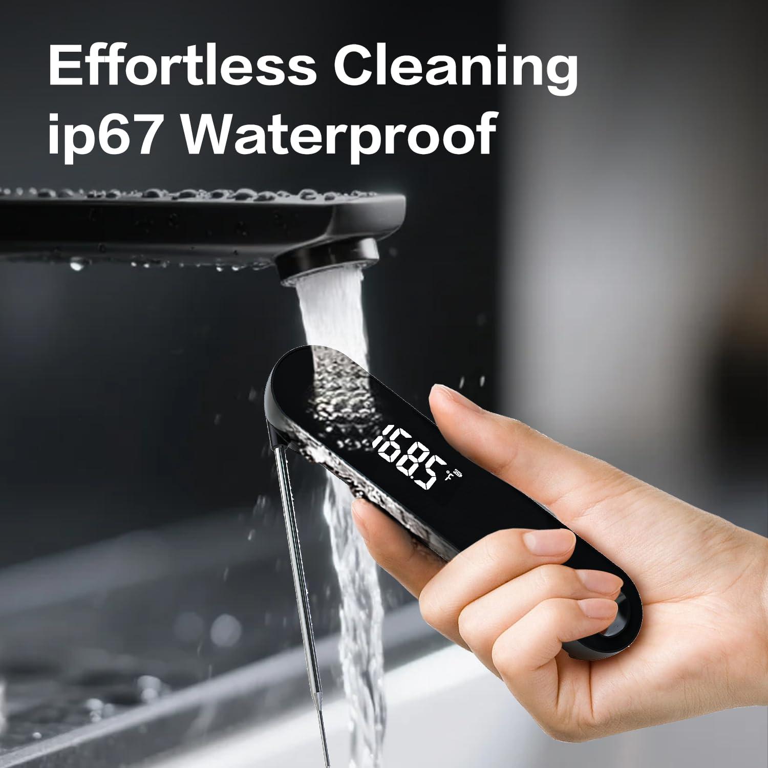 Termómetro Digital de Carne Lebof IP66, Lectura Instantánea 0.5s