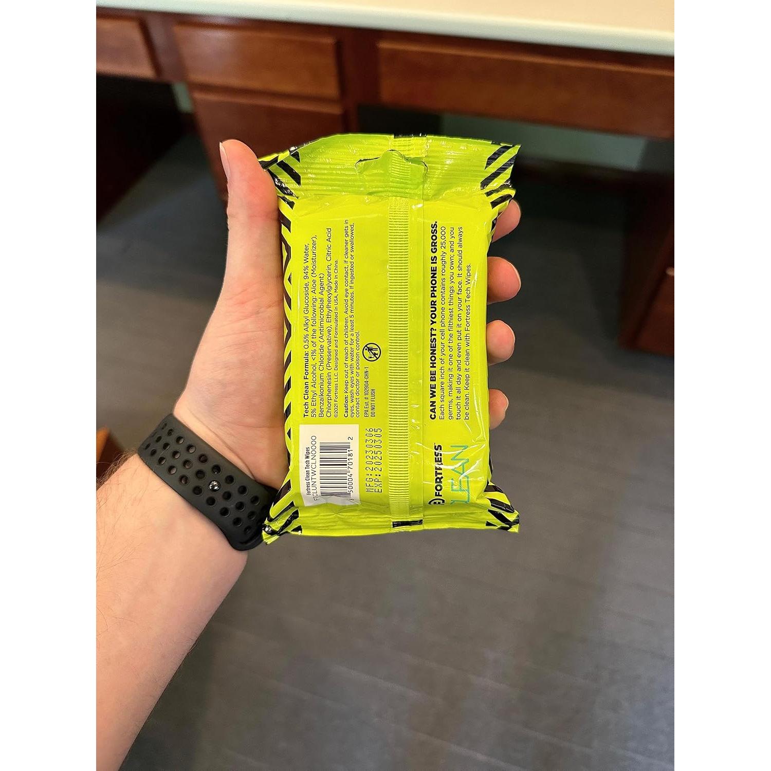 Toallitas de Limpieza Fortress para Electrónicos - Paquete de 3