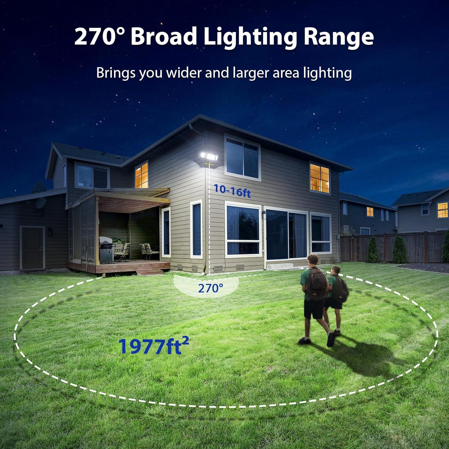 Luces de Inundación LED iMaihom 100W con Sensor de Movimiento