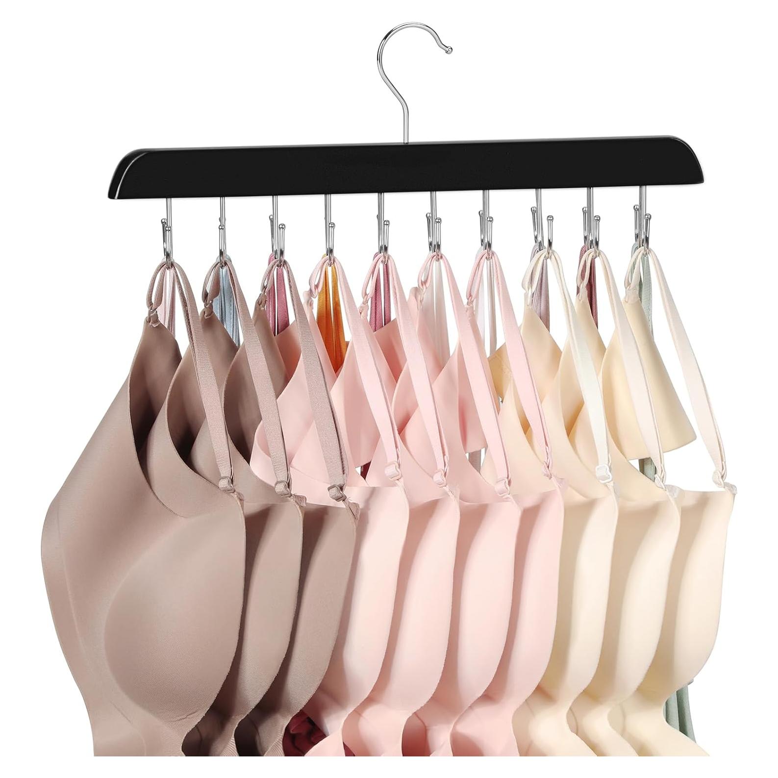 Perchero Plegable de Madera TOPIA HANGER 20 Ganchos Negro