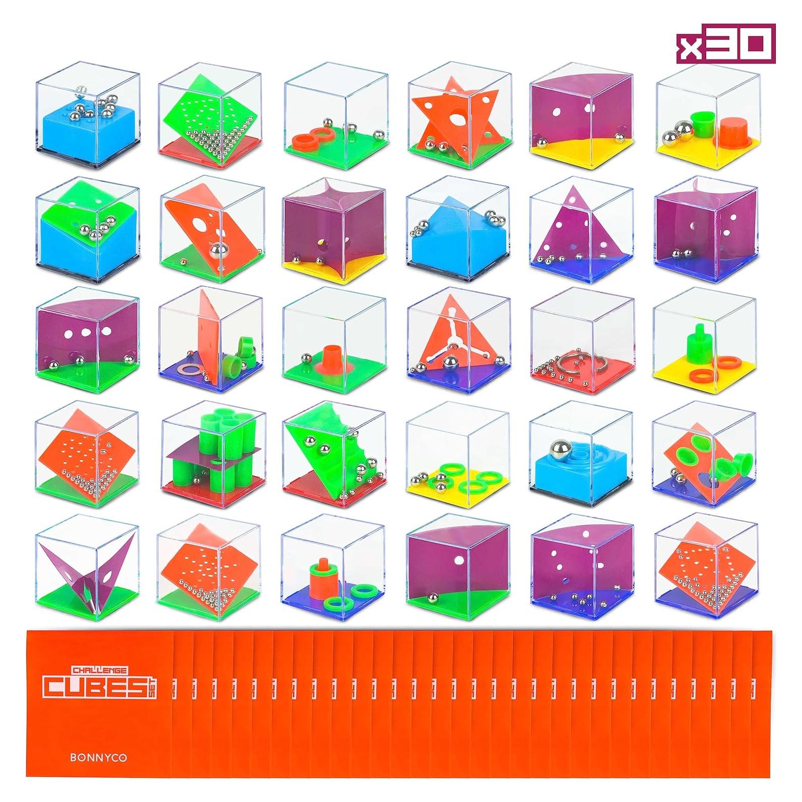 BONNYCO Pack 30 Mini Rompecabezas para Niños 4.06 cm