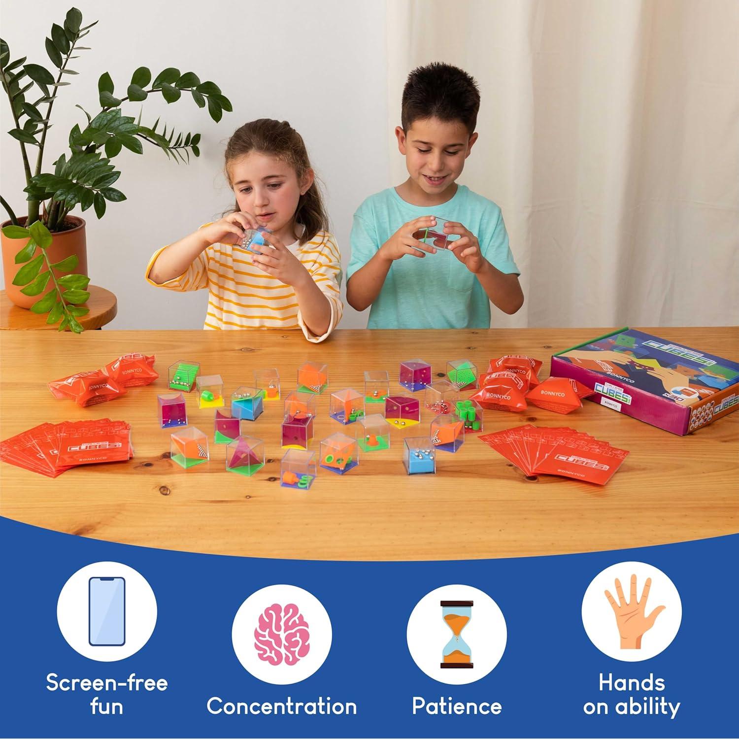 BONNYCO Pack 30 Mini Rompecabezas para Niños 4.06 cm