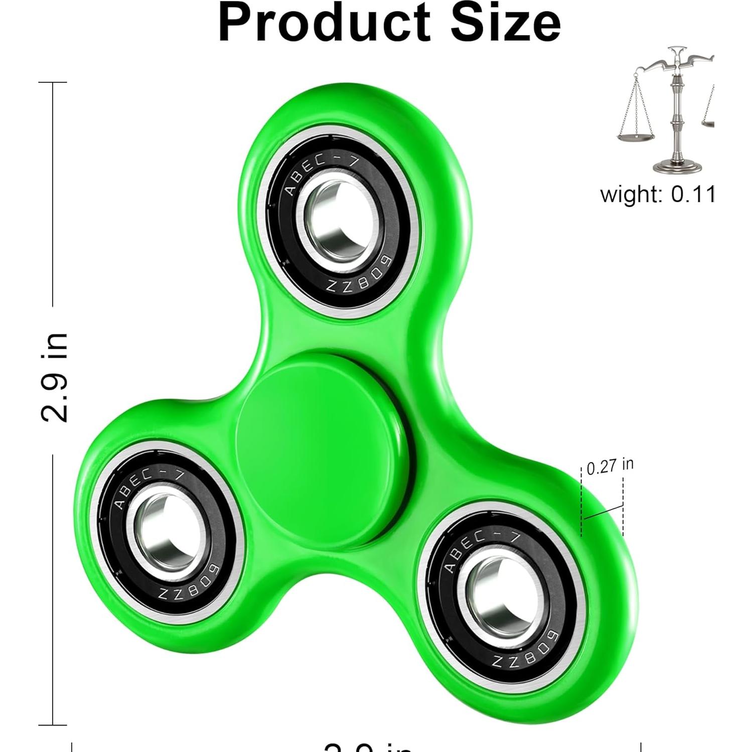 Spinner Antiestrés WELLVO 2 Pcs para Niños y Adultos