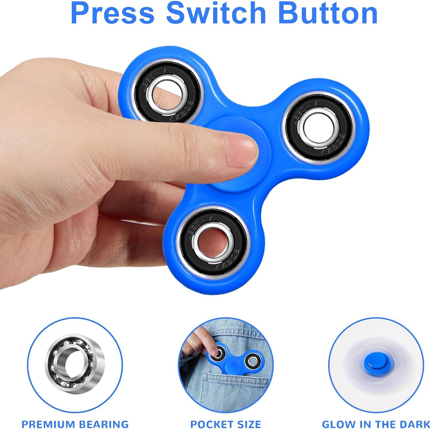 Spinner Antiestrés WELLVO 2 Pcs para Niños y Adultos
