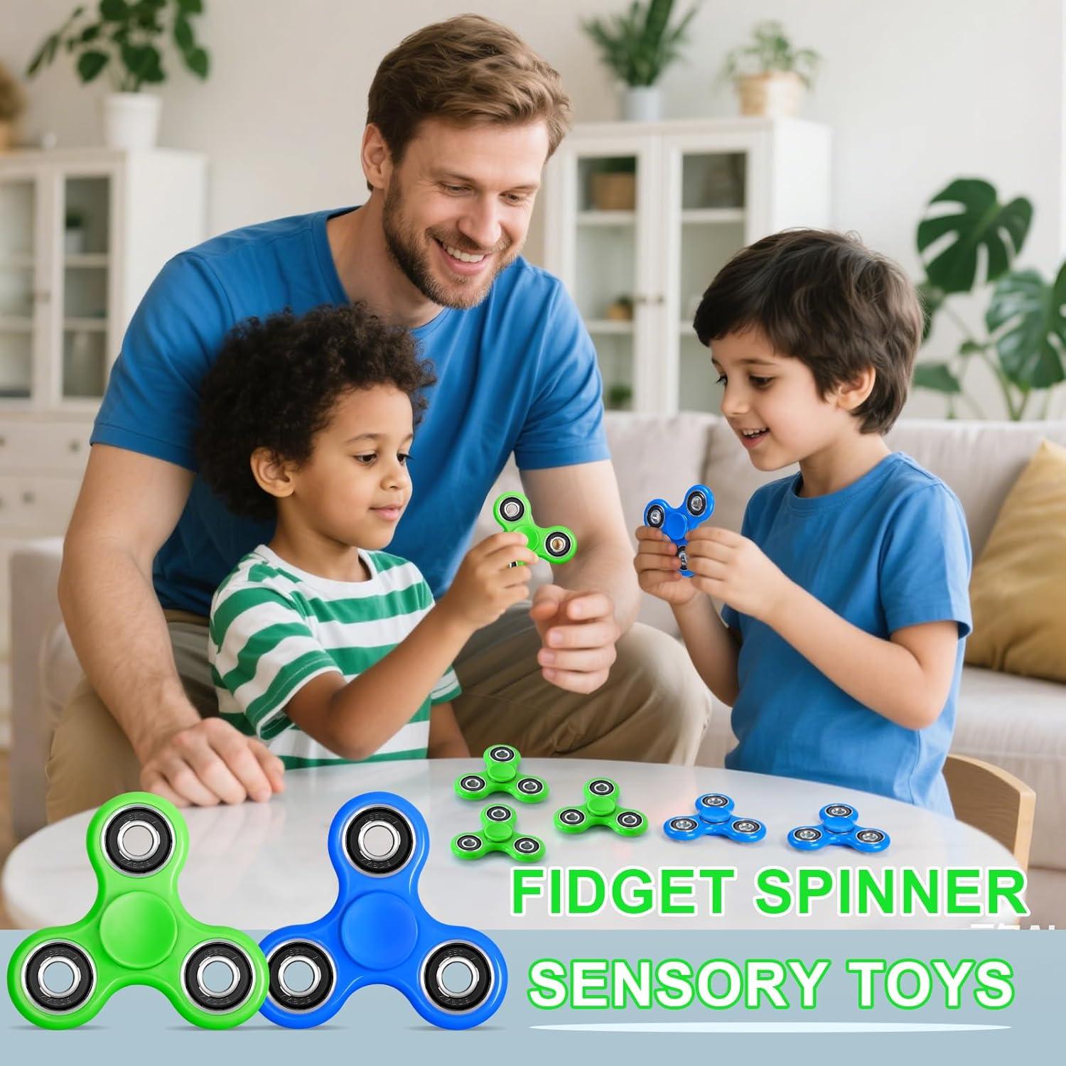 Spinner Antiestrés WELLVO 2 Pcs para Niños y Adultos