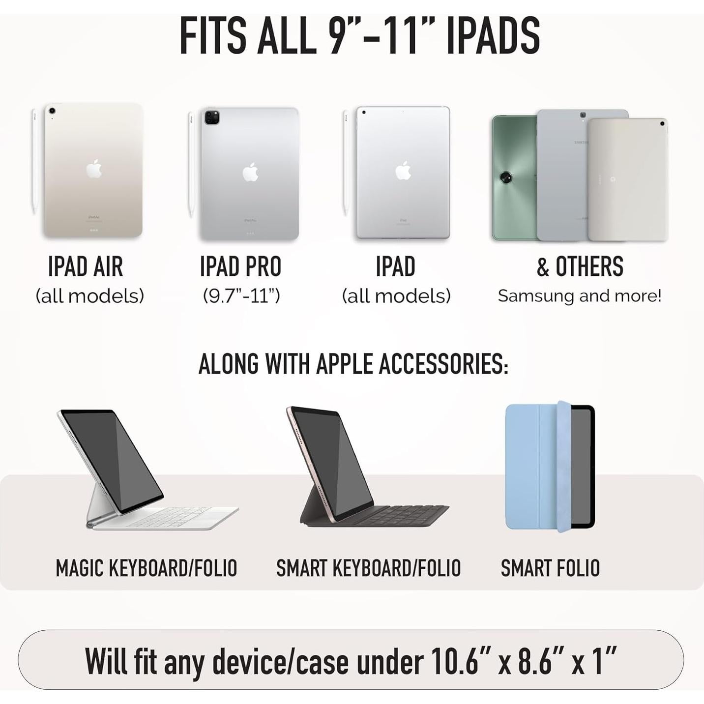 Funda Neopreno Vandel para Tableta 9-11 Pulgadas Rosa