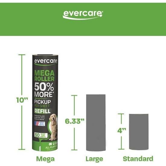 Repuesto Rodillo Adhesivo Mega Evercare 50 Hojas para Mascotas