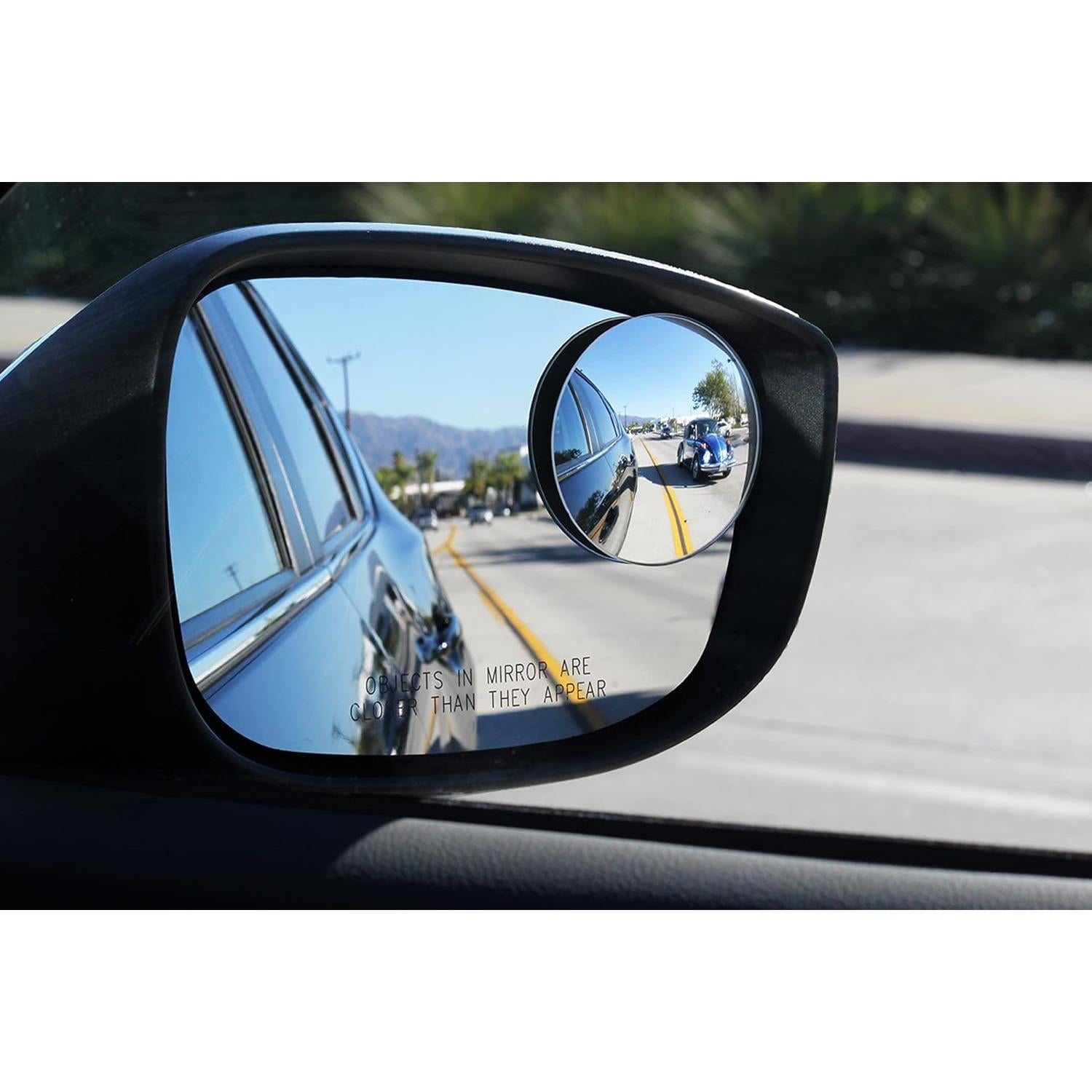 Espejos de Punto Ciego Safe View - Vidrio Convexo - Paquete Definitivo