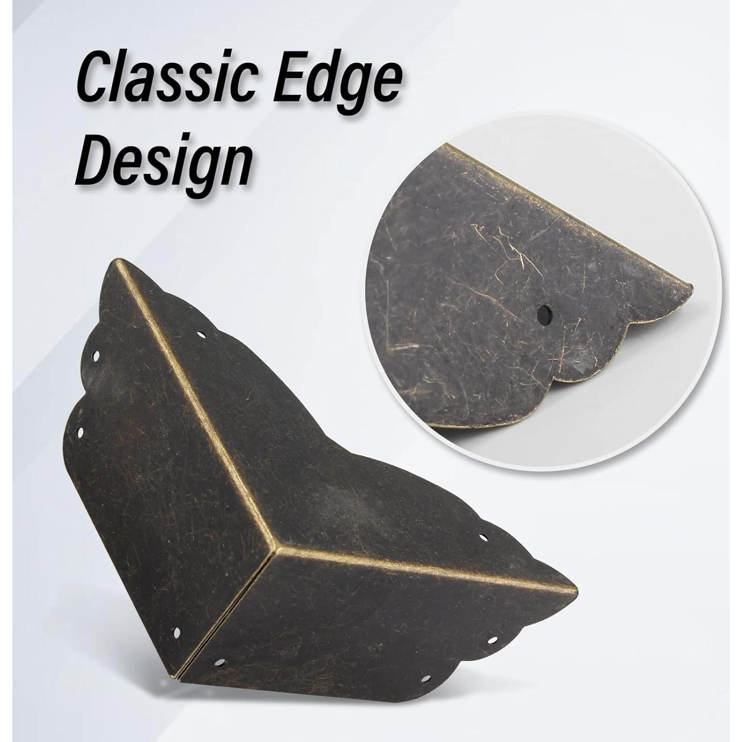 Protectores de Esquinas de Muebles BokWin 4 Pcs Bronce 70mm