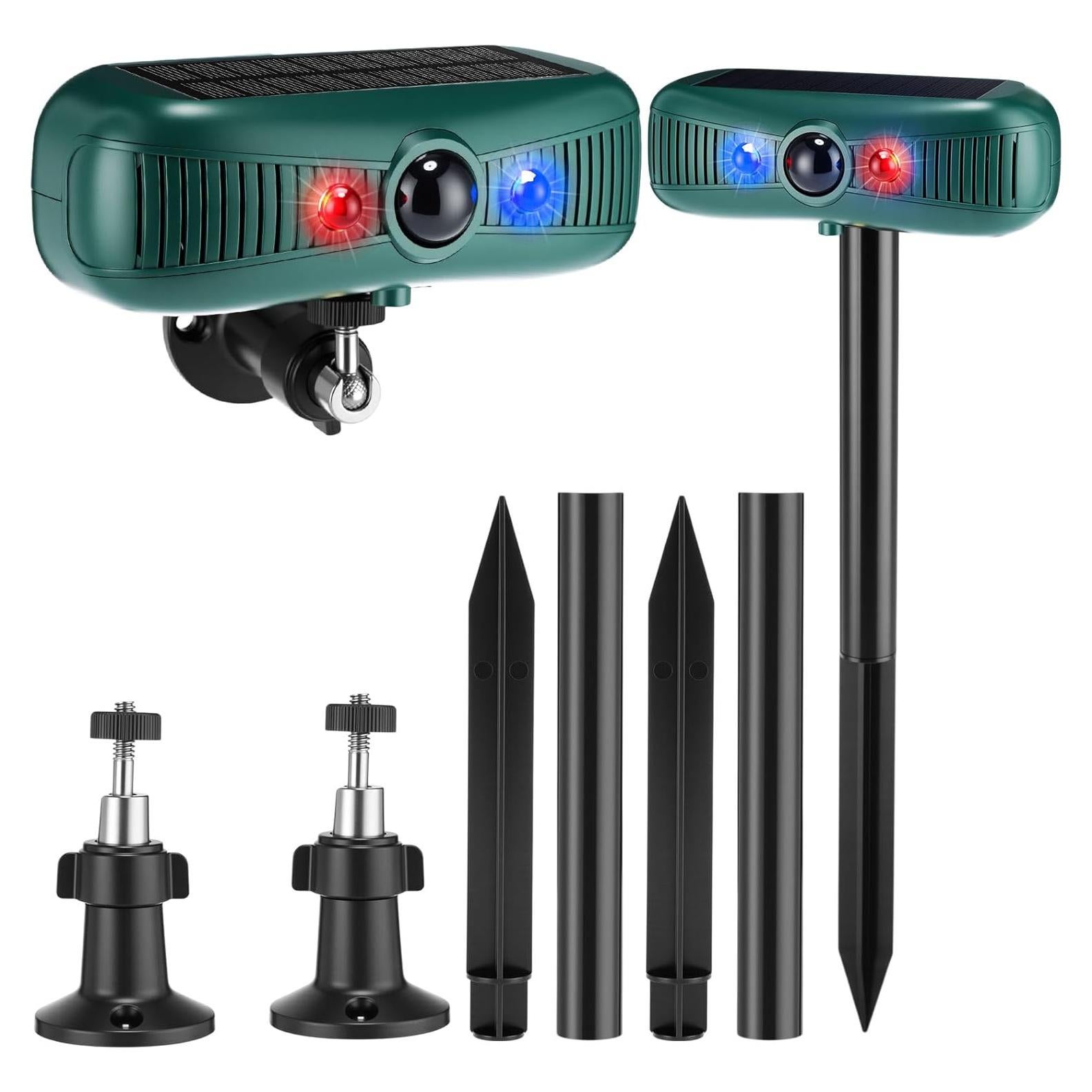 Alarma Solar de Movimiento Qualirey 2 Pcs 129dB Impermeable