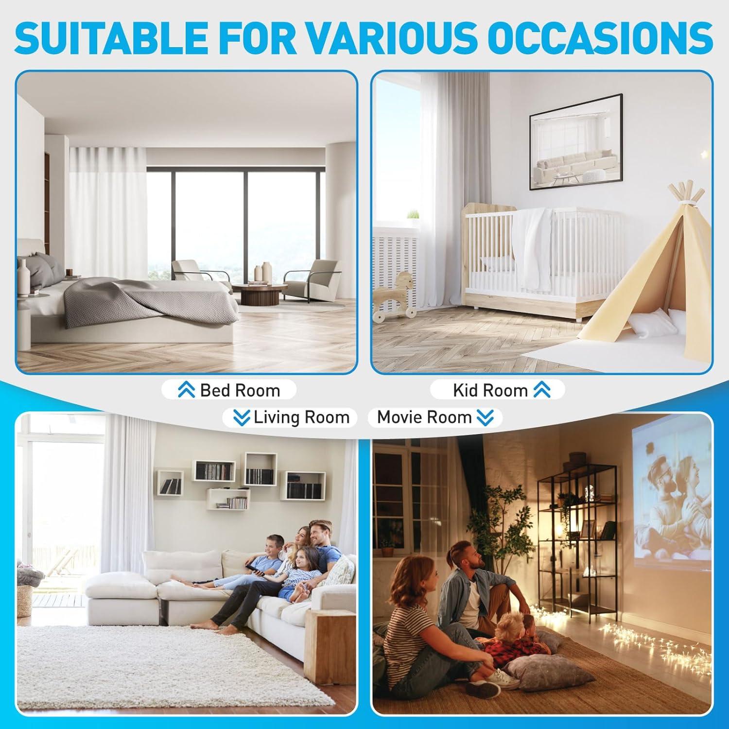 Cortinas Eléctricas Inteligentes AUGBLINDS 150-269 cm Control Voz