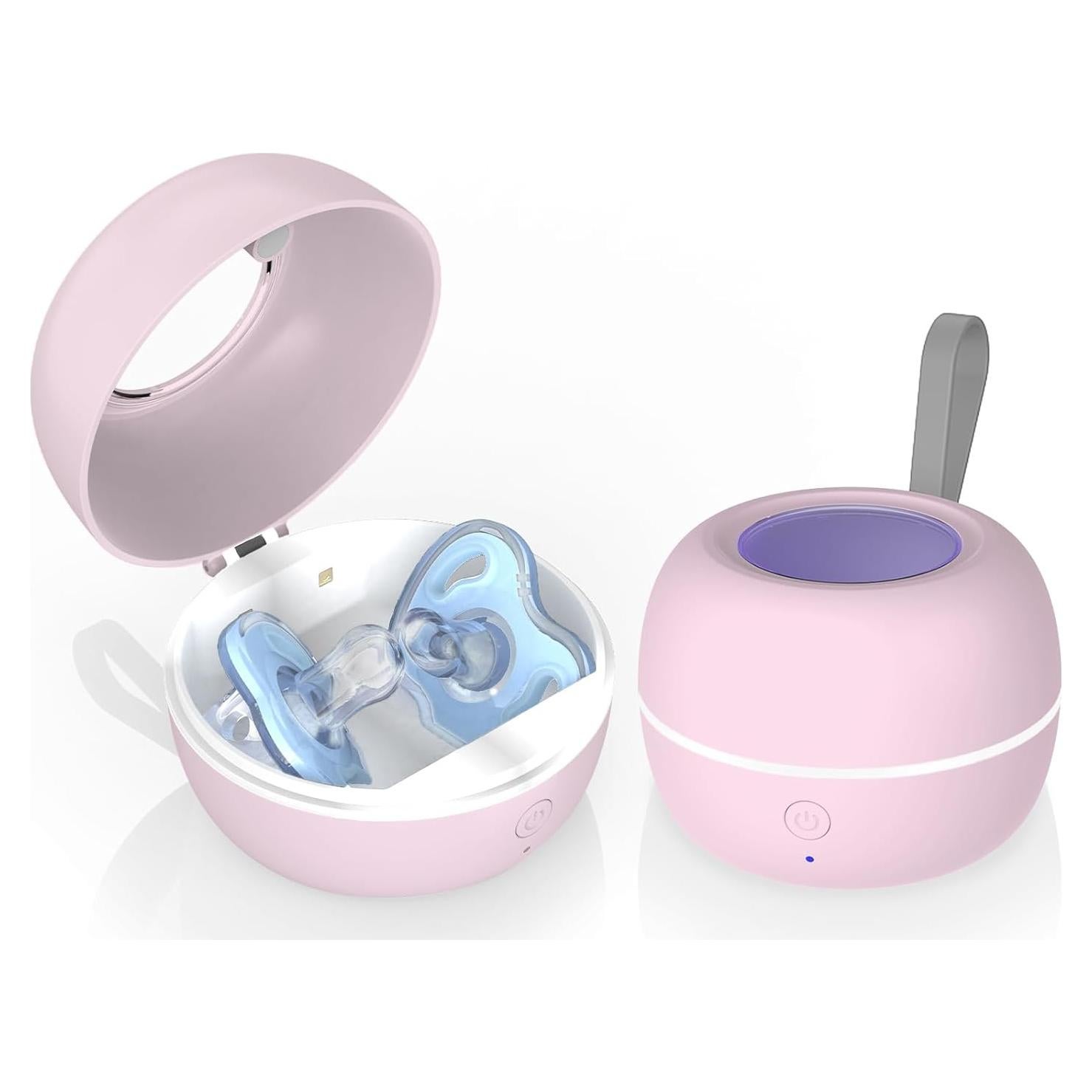 Desinfectador de Chupetes Portátil Zyntieu Rosa Grande UV-C