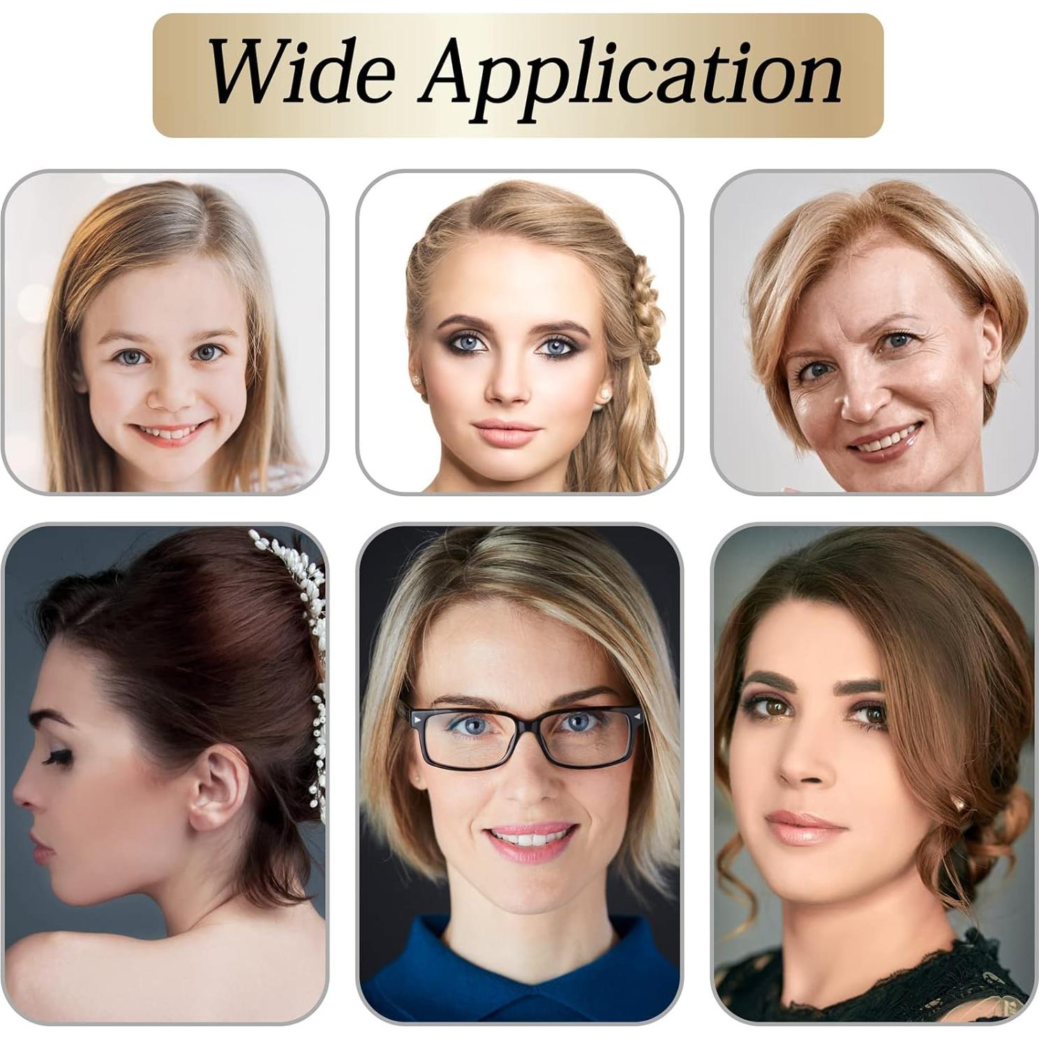 100 Pasadores de Pelo Kanprincess Negro con Caja Almacenamiento