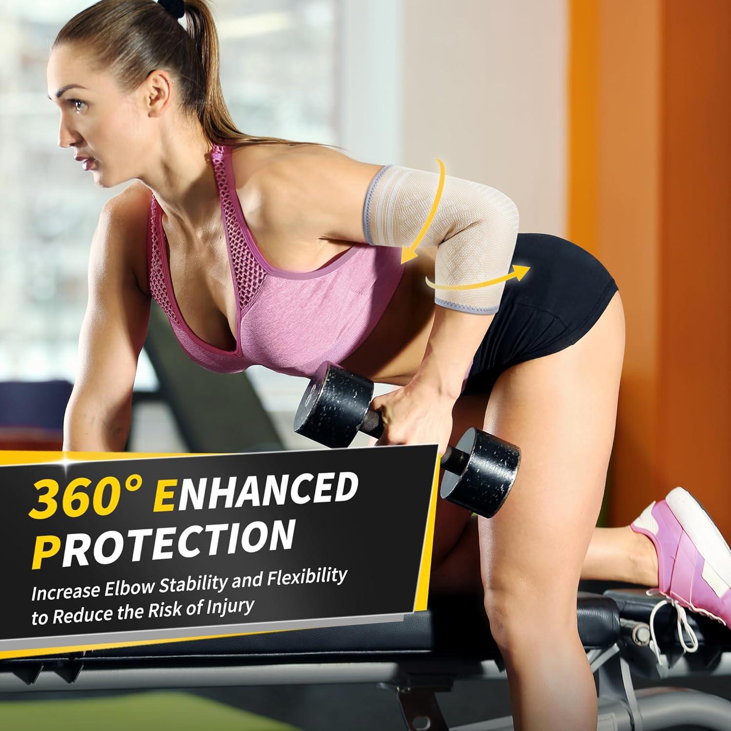 Faja de Codo CAMBIVO para Tendinitis y Alivio del Dolor - Unisex