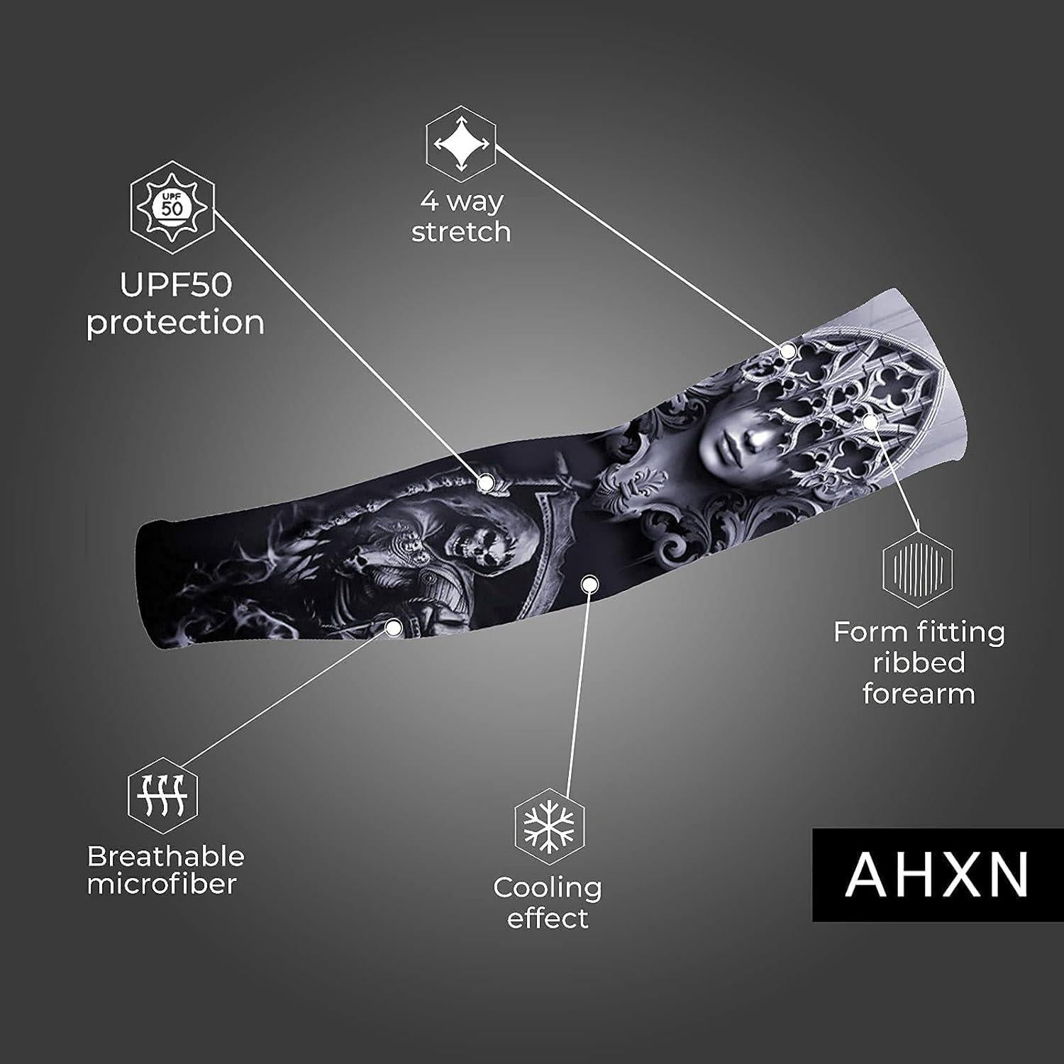 Mangas de Protección Solar UV UPF 50+ Unisex - Compresión Refrigerante