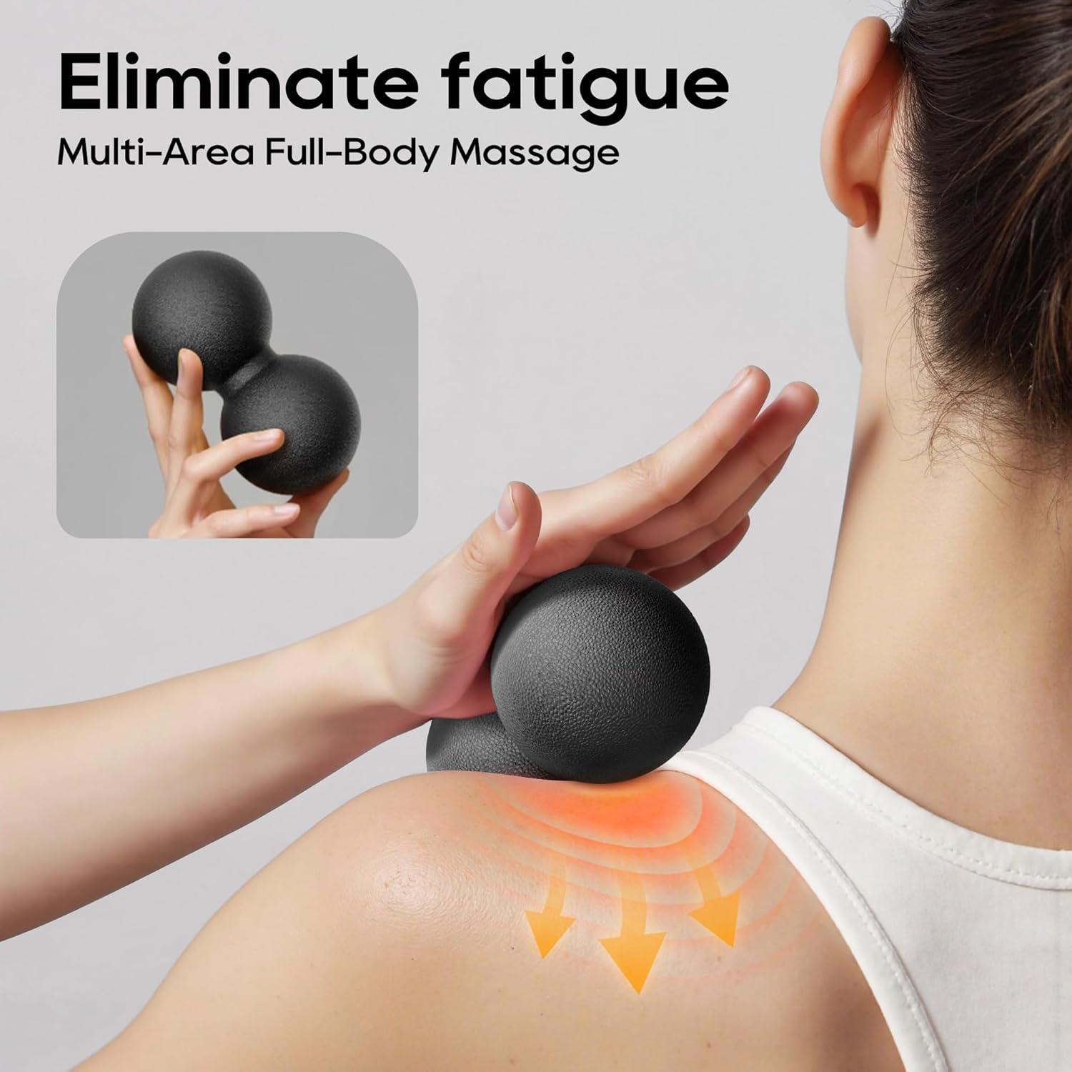 Bola de Masaje de Cacahuate QLDT - Alivio Miofascial 7.1cm