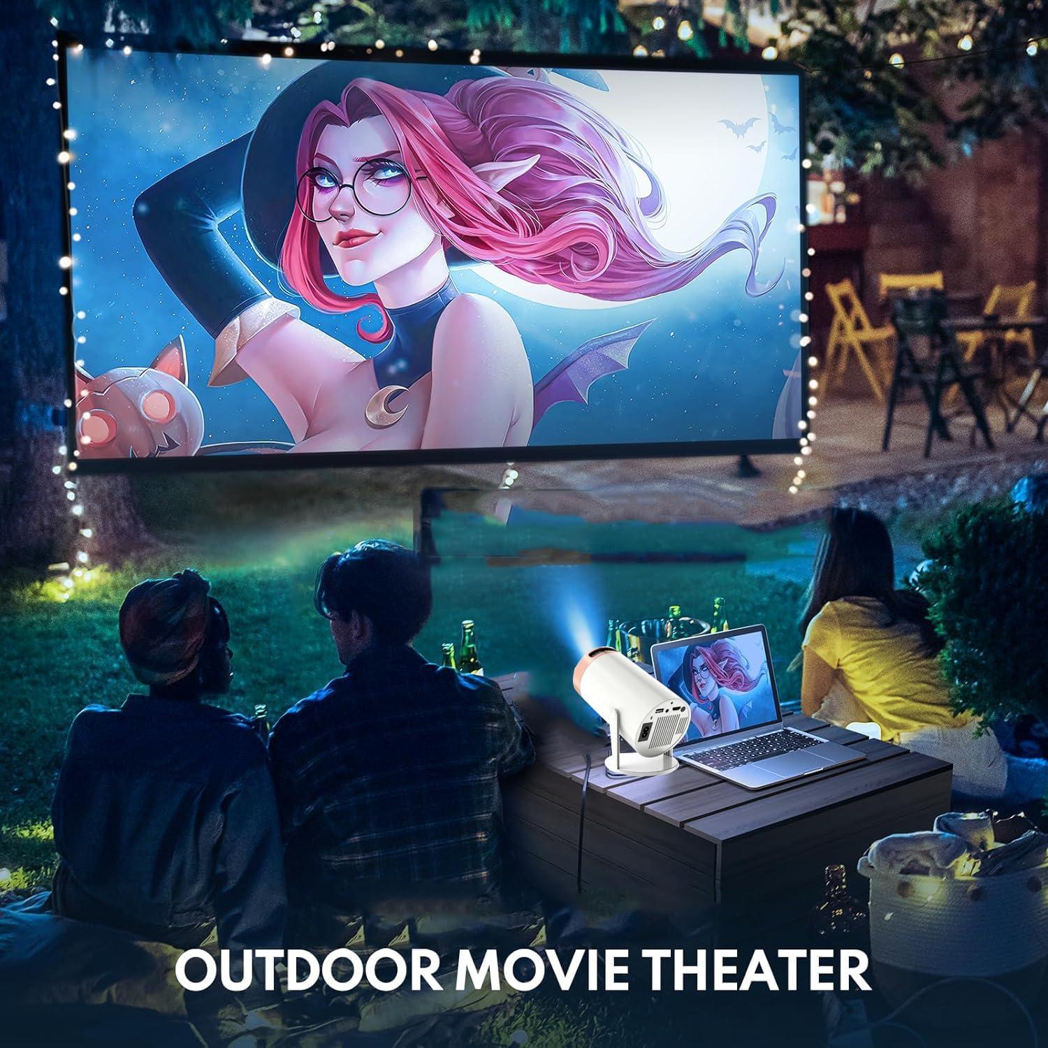 Proyector Mini Amovfilm AMX100 4K, WiFi 6, Android 11