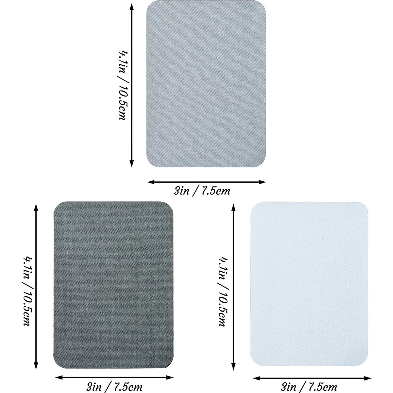 12 Parches de Tela Algodón J.CARP 10.5x7.5cm Planchar