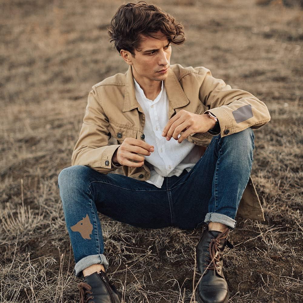 12 Parches de Tela Algodón J.CARP 10.5x7.5cm Planchar