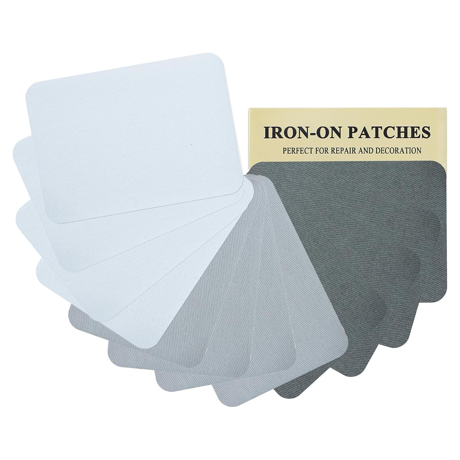 12 Parches de Tela J.CARP 100% Algodón para Planchar 10.4x7.6cm