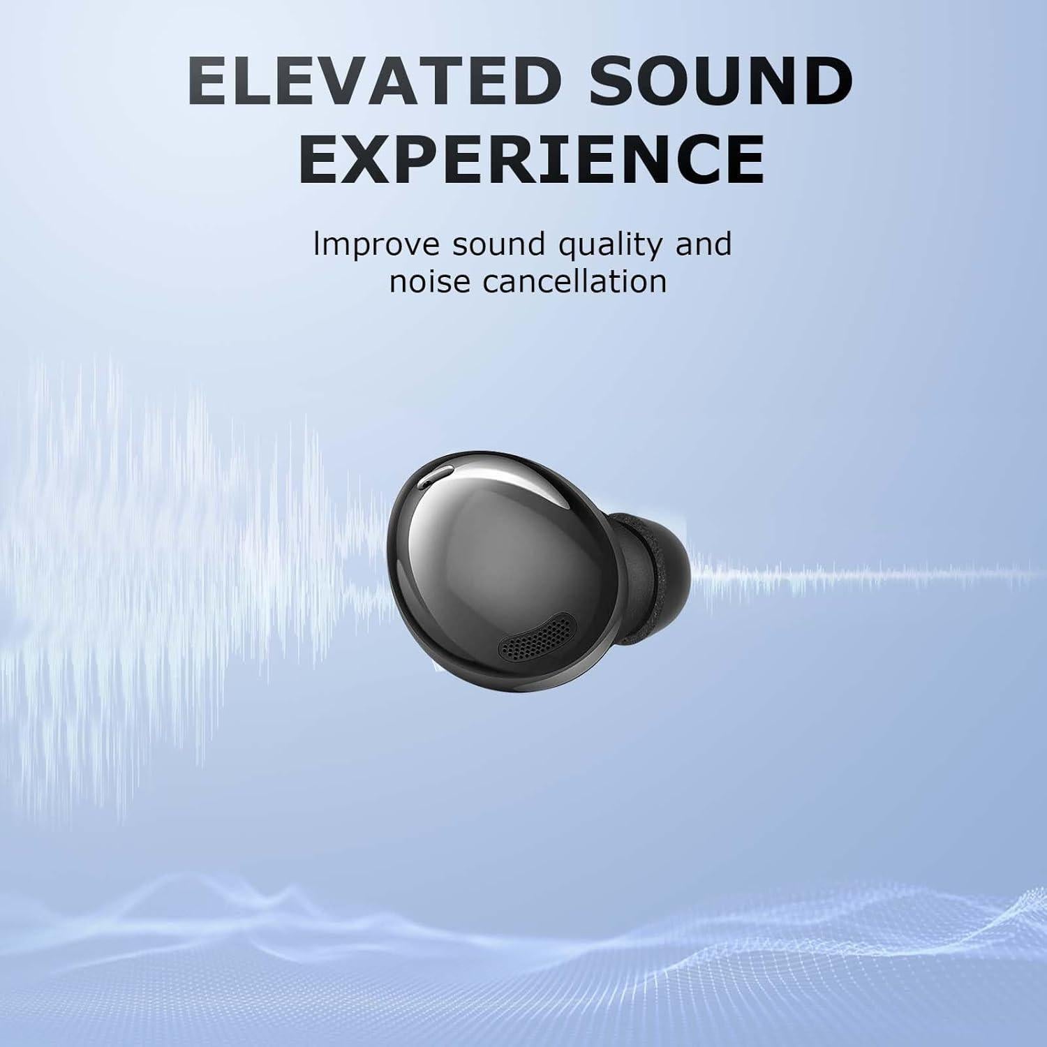 Puntas de oído de silicona para Samsung Galaxy Buds Pro - Kit de limpieza