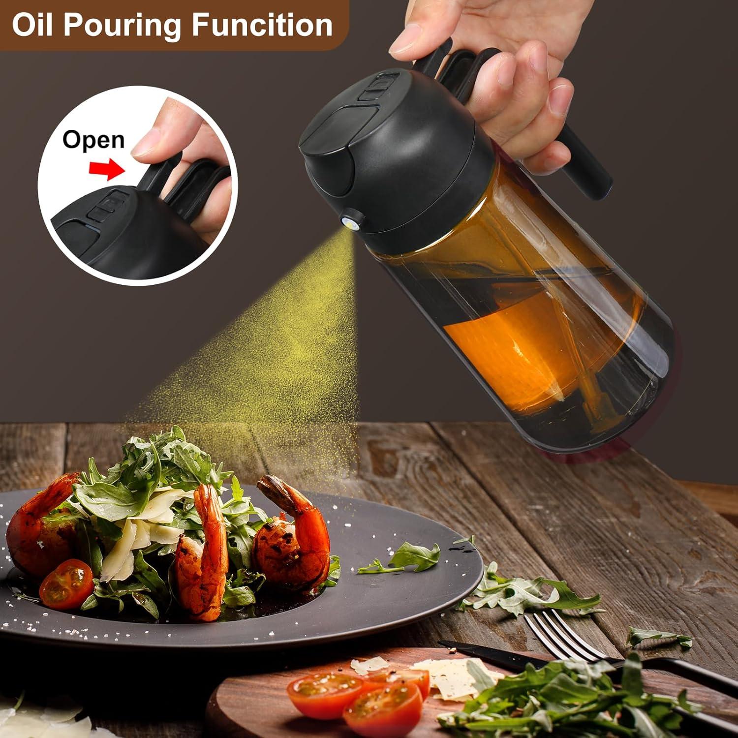 Botella dispensadora de aceite ámbar 470ml ROCIRLAB - Versátil