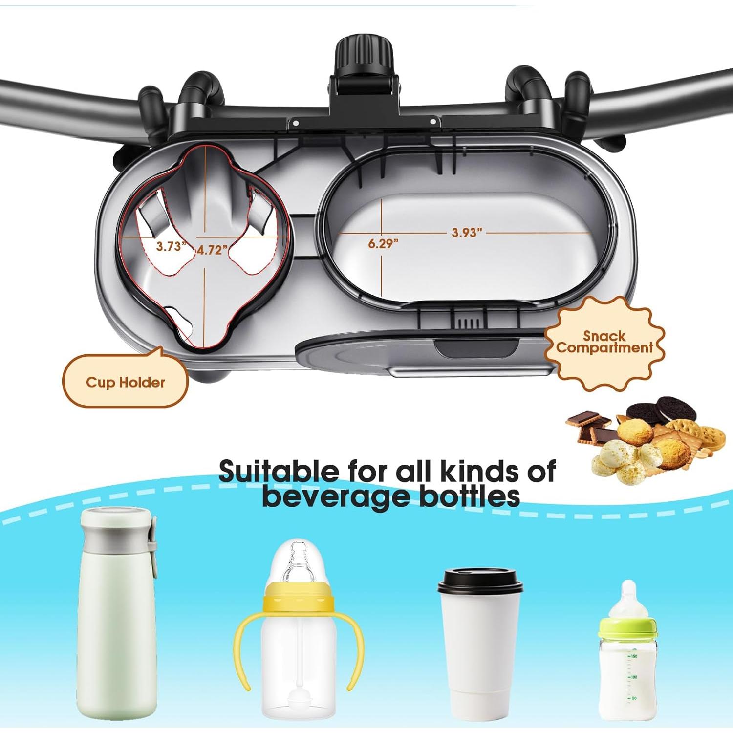 Bandeja para Bocadillos Universal UXLXLK AB-01 con Portavasos