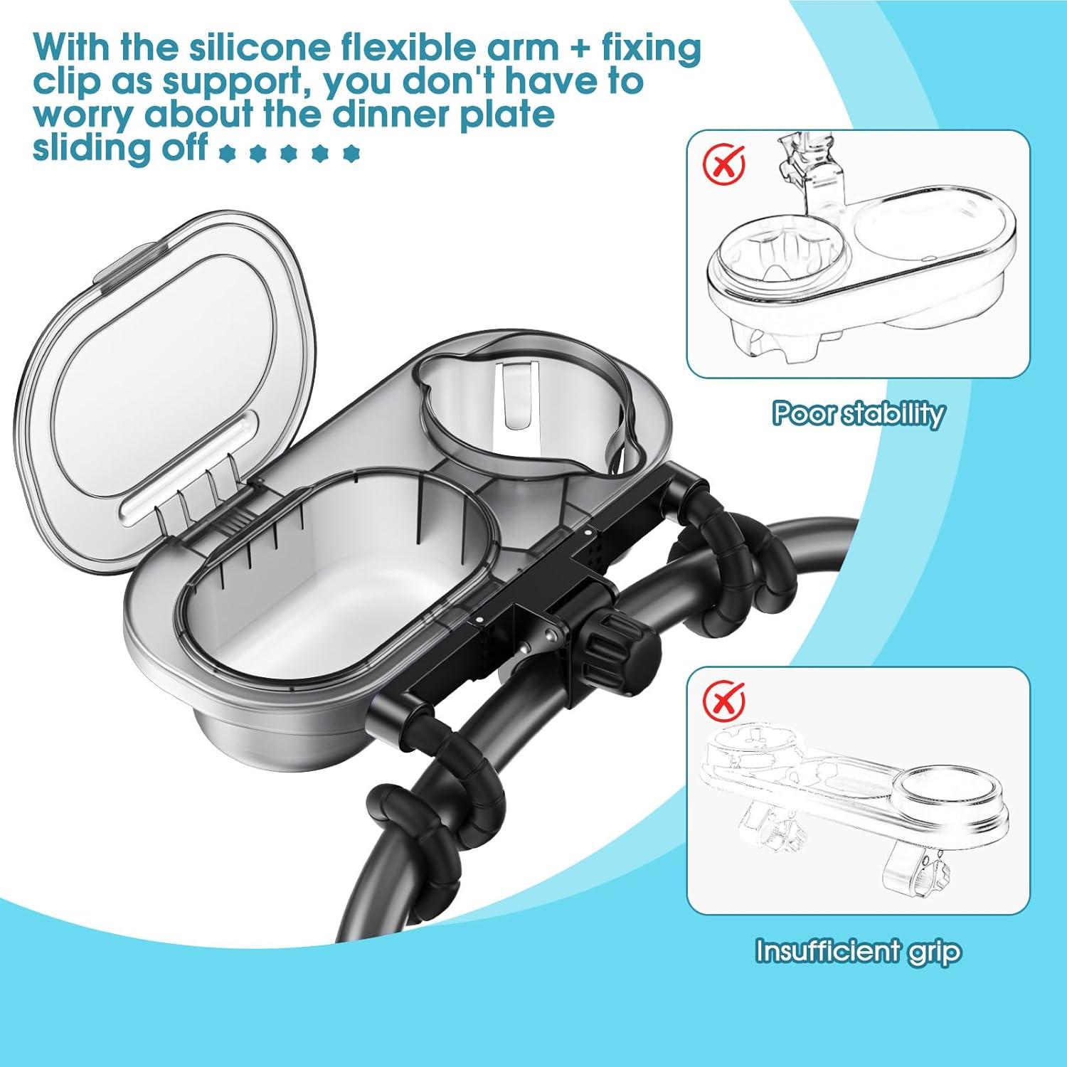 Bandeja para Bocadillos Universal UXLXLK AB-01 con Portavasos