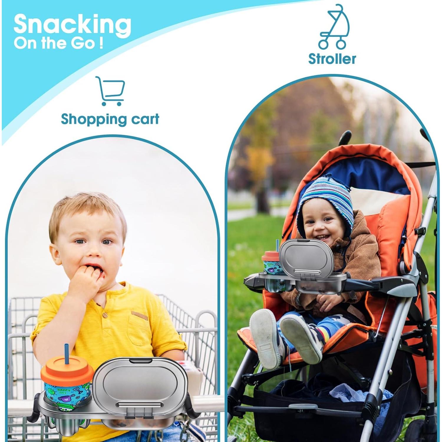 Bandeja para Bocadillos Universal UXLXLK AB-01 con Portavasos