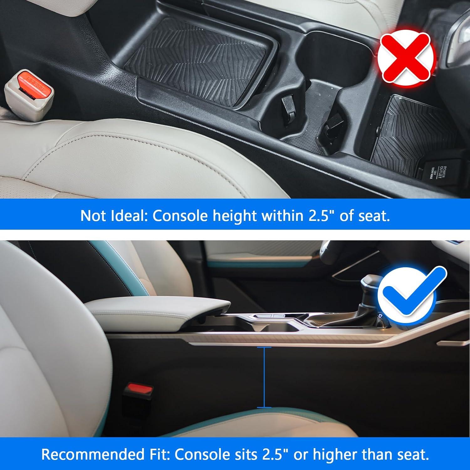 Relleno Organizador de Espacio entre Asientos Semtomn 2 Pack Negro