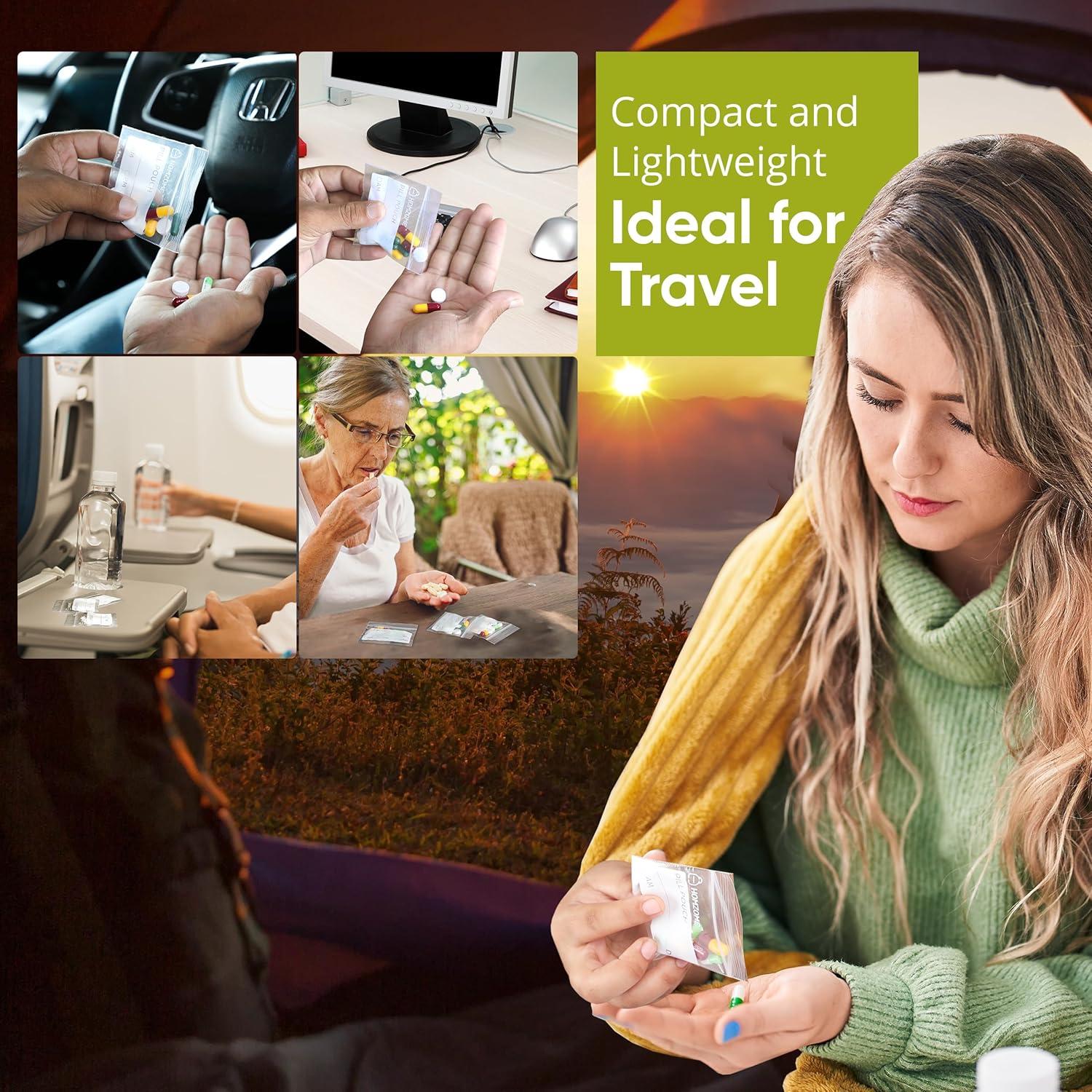 Bolsas para Pastillas Homzome 225 Unidades 7.62x6.99 cm Libre BPA