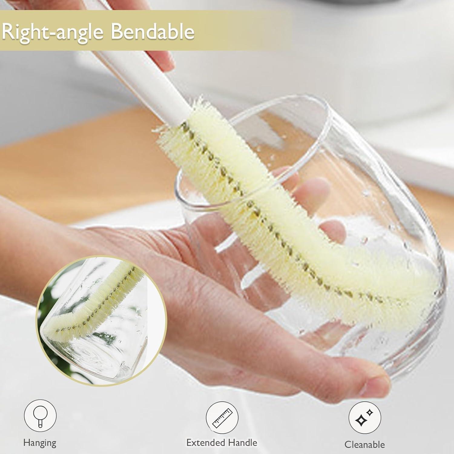 Paquete de 2 cepillos de limpieza Kwude 40.64 cm Beige