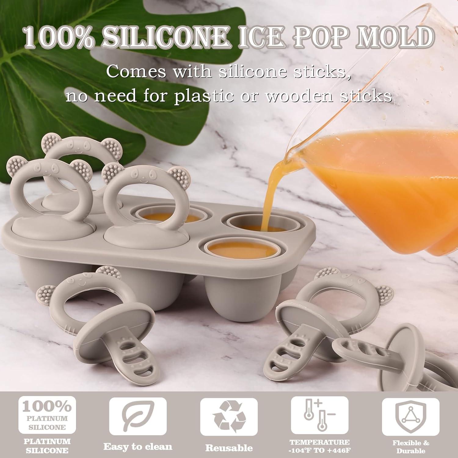 Molde de Paletas de Silicona Sakolla para Niños 6 Cavidades