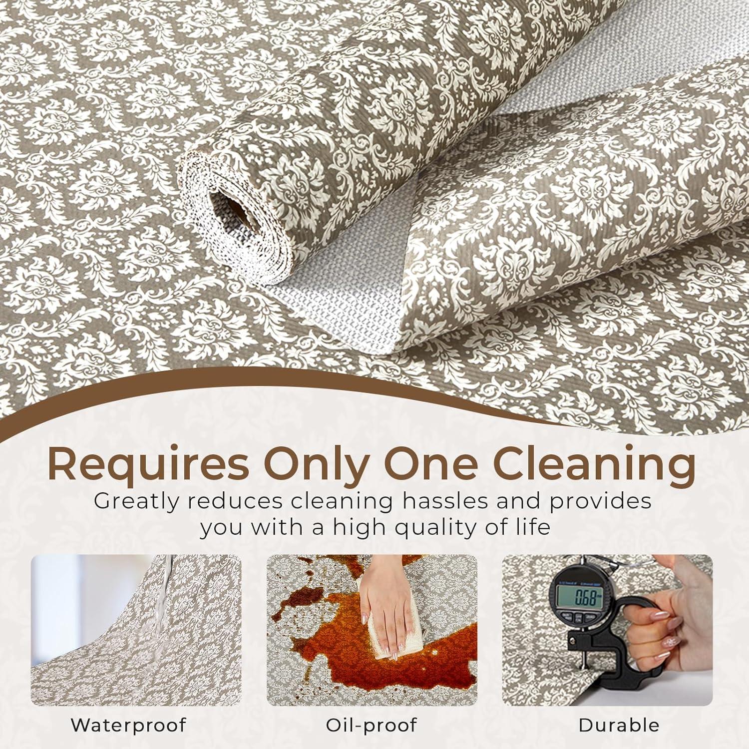 Forro de Estante Antideslizante Coavas 30.48x299.72cm Beige