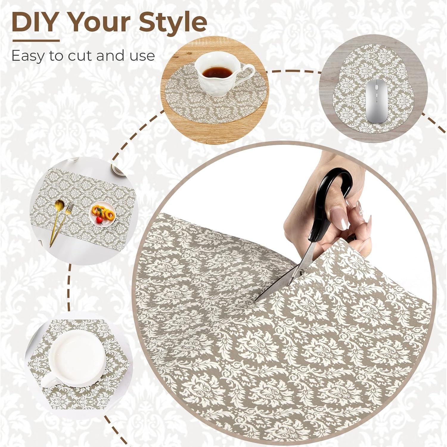 Forro de Estante Antideslizante Coavas 30.48x299.72cm Beige