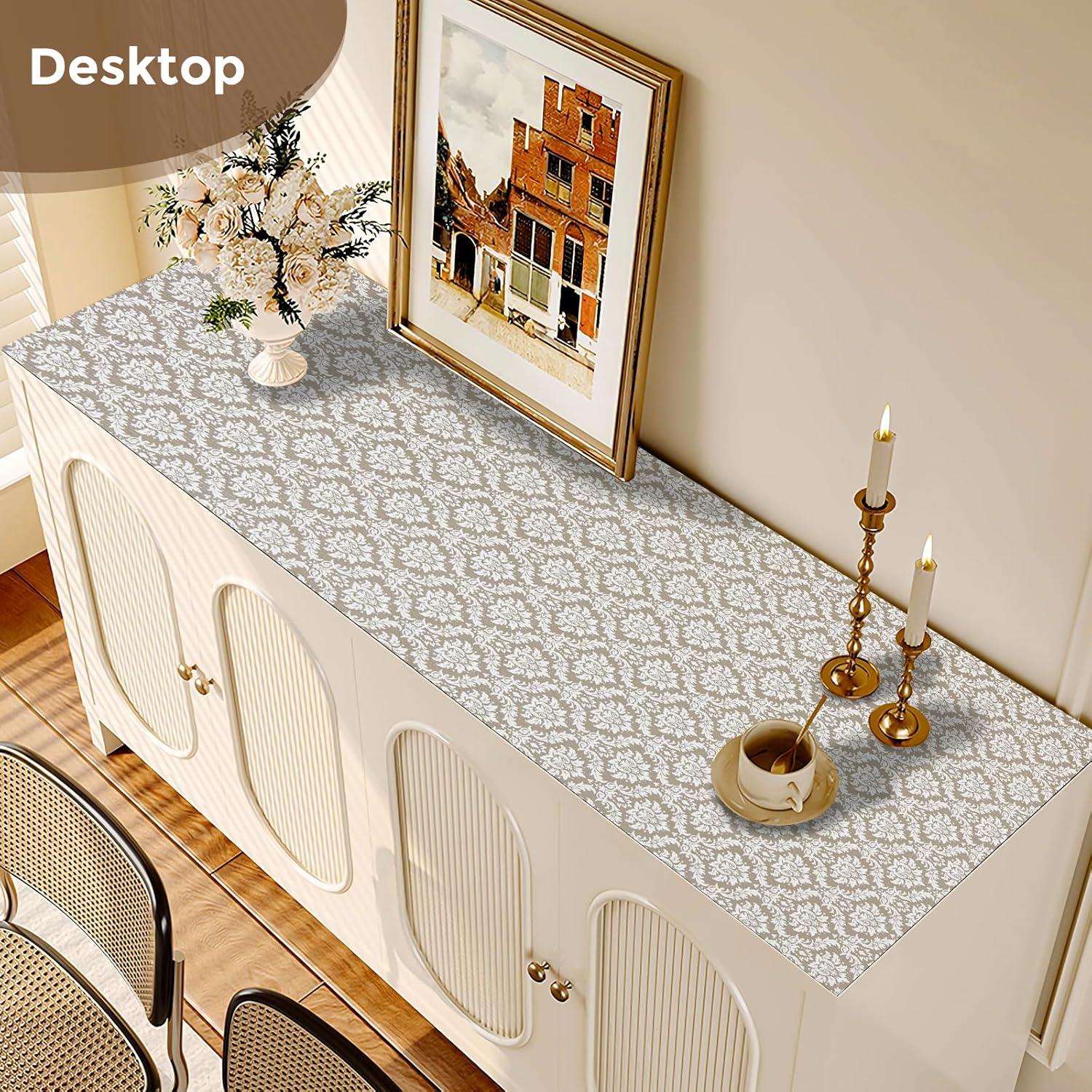 Forro de Estante Antideslizante Coavas 30.48x299.72cm Beige