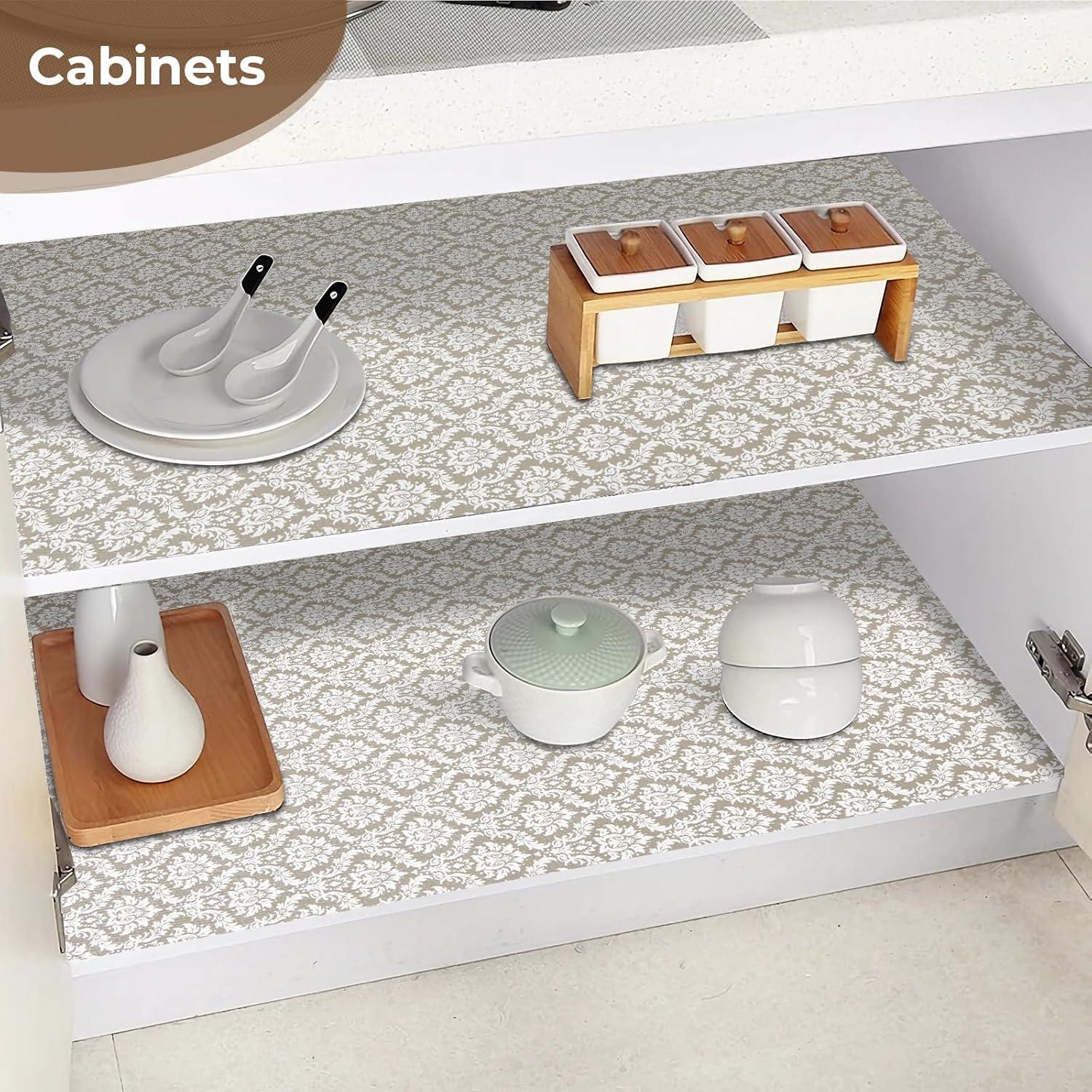 Forro de Estante Antideslizante Coavas 30.48x299.72cm Beige