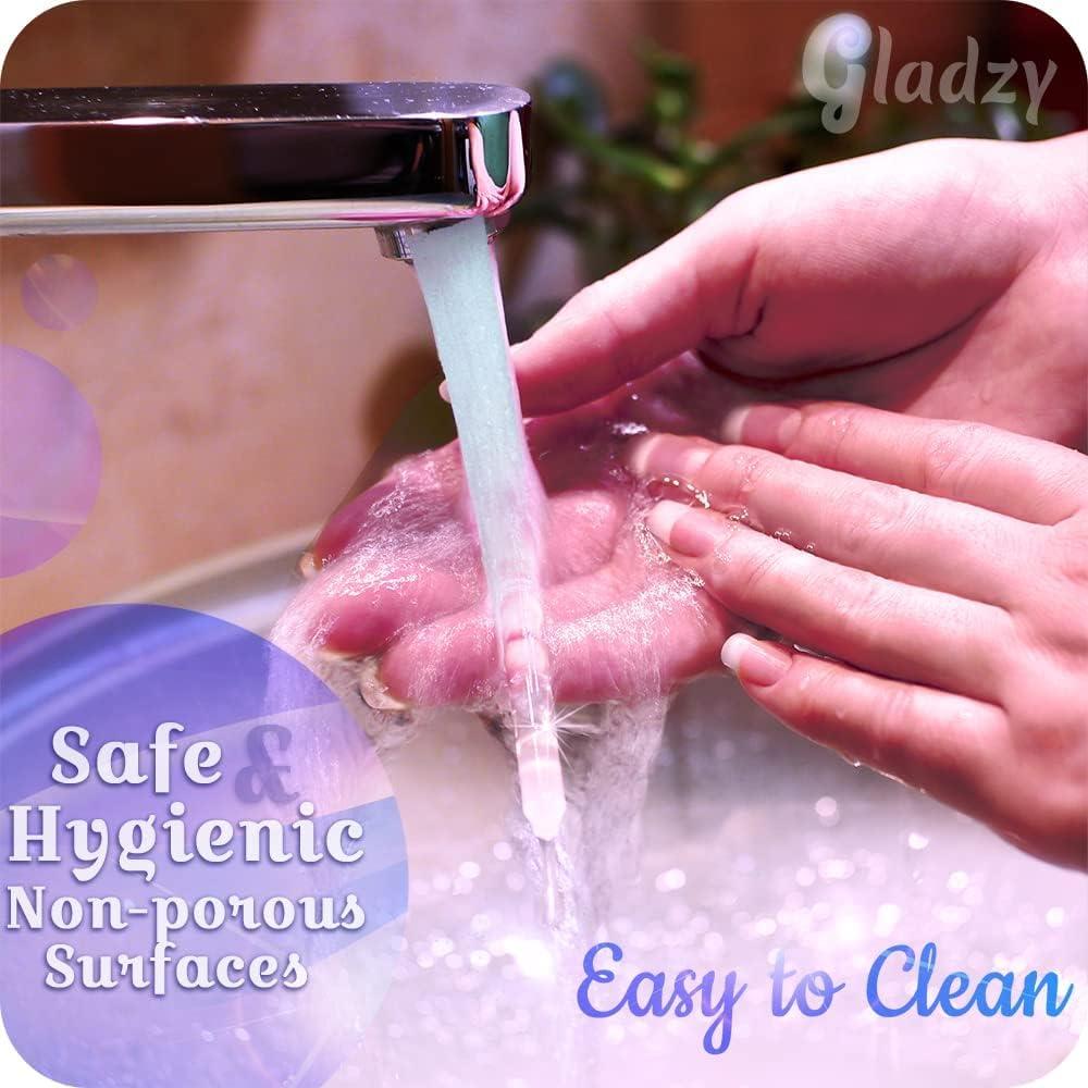 Empujador de Cutículas de Cristal Gladzy - Lima Profesional 16cm