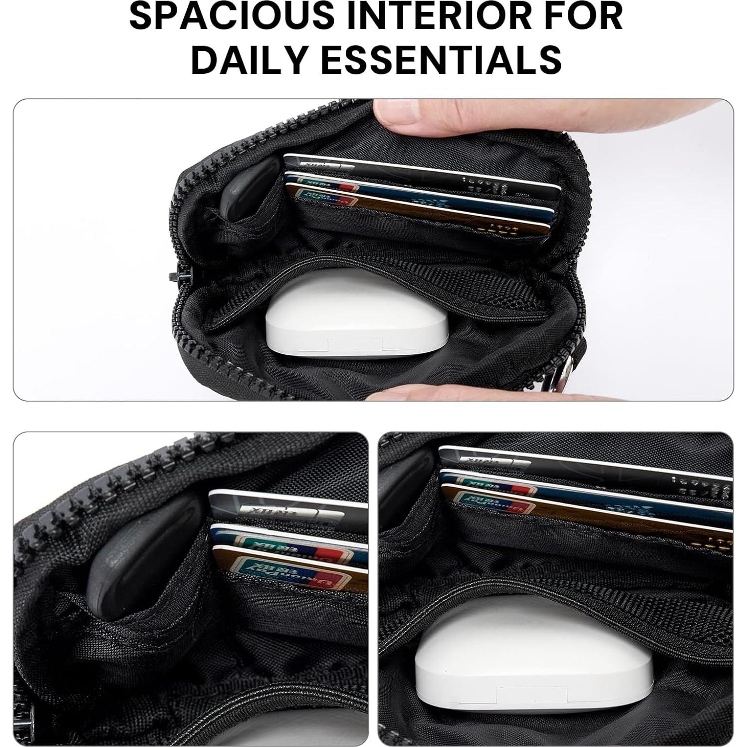 Cartera YDF Iris para Mujeres con Llavero y Ventana ID