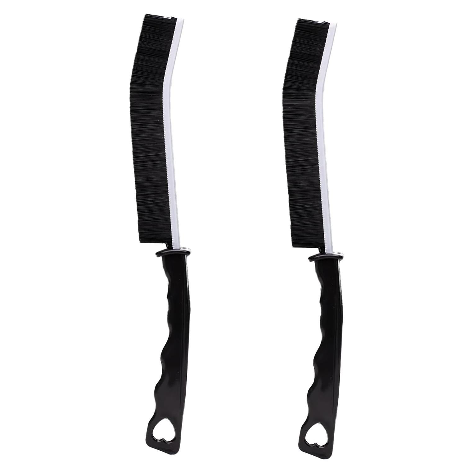 2 Cepillos de Limpieza de Ranuras POPGIO con Cerdas Duras